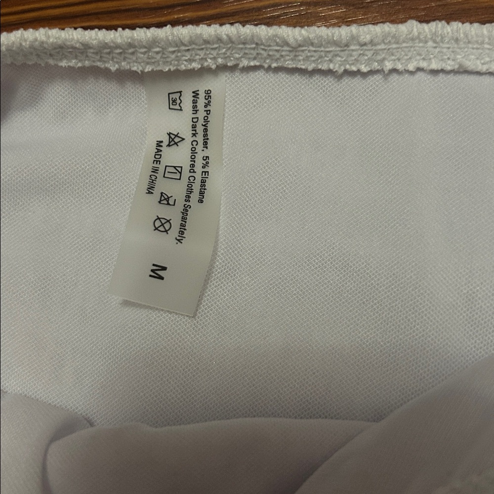 White Textured Bikini Bottom - Picture 3 of 3